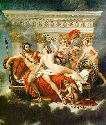 Mars Disarmed by Venus and the Three Graces Jacques-Louis  David
